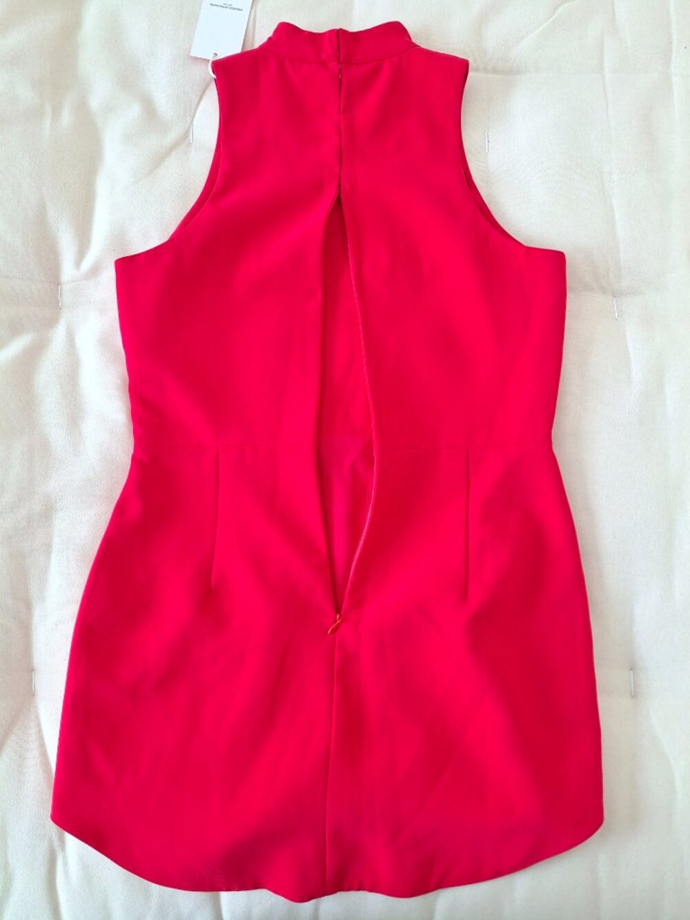 (New) Amanda Uprichard – Marshall Mini Dress (Red) Women's Medium - Picture 8 of 16
